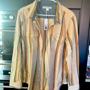 Outerknown blanket shirt. size L. new with tags